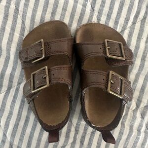 Toddler Brown Birkenstock Style Sandals